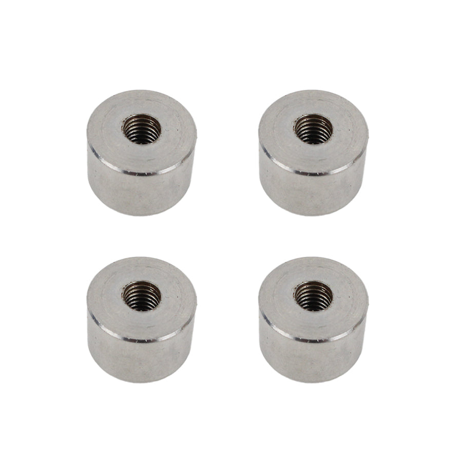 Kentrol Jeep TJ OEM Anti-Theft Door Nuts 97-06 Wrangler TJ Polished Silver Kentrol