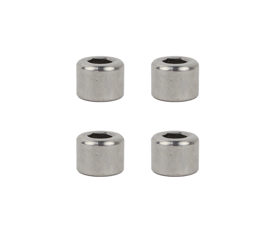 Kentrol Jeep TJ OEM Anti-Theft Door Nuts 97-06 Wrangler TJ Polished Silver Kentrol