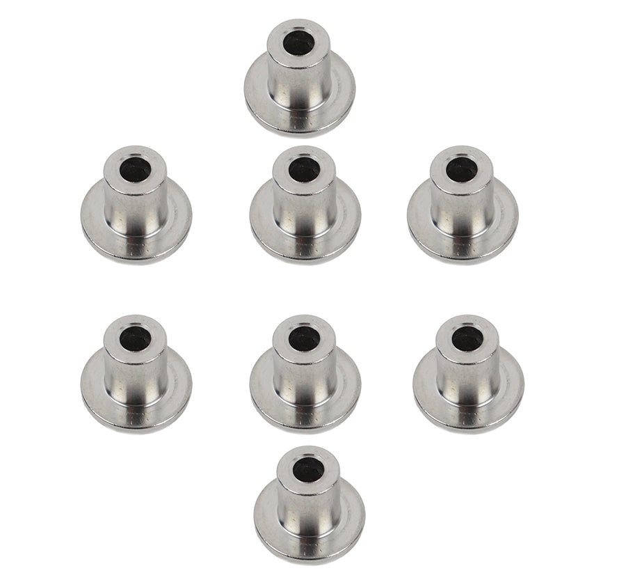 Kentrol Jeep JK JK OEM Anti-Theft Door Nuts 4 Door 07-18 Wrangler JK Polished Silver Kentrol