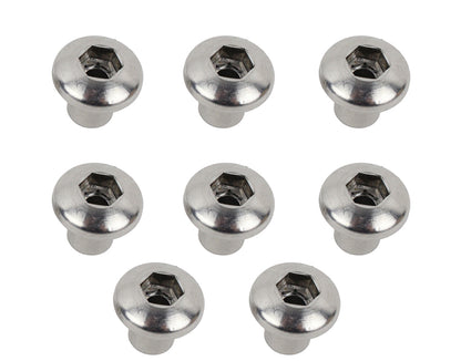 Jeep JK JK OEM Anti-Theft Door Nuts 4 Door 07-18 Wrangler JK Polished Silver Kentrol-2