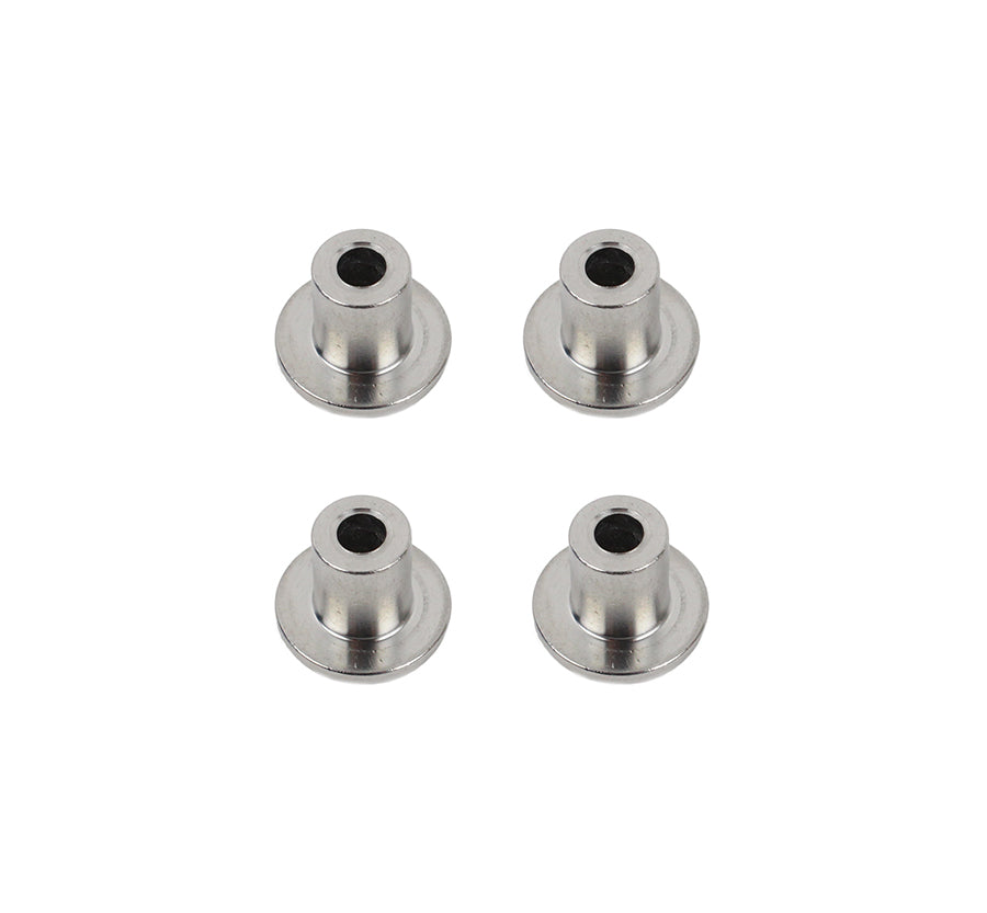Kentrol Jeep JK JK OEM Anti-Theft Door Nuts 2 Door 07-18 Wrangler JK Polished Silver Kentrol