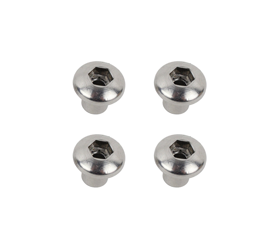 Kentrol Jeep JK JK OEM Anti-Theft Door Nuts 2 Door 07-18 Wrangler JK Polished Silver Kentrol