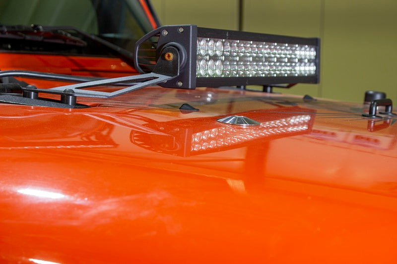 Kentrol Jeep Wrangler Hood Bumper Deletes For 97-19 Wrangler JK/TJ Stainless Steel Kentrol