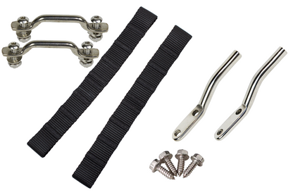 Jeep CJ/YJ Door Strap Kit For 76-95 Jeep CJ/YJ Stainless Steel Kentrol