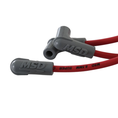 Spark Plug Wire Set Bb Chevy For Use With Pn 8541 Crab Cap The Race Tailored 8.5Mm Super Conductor Wire Sets Are Designed Specifically To Fit Race Engines Equipped With Headers Or An Distributor MSD Ignition-1