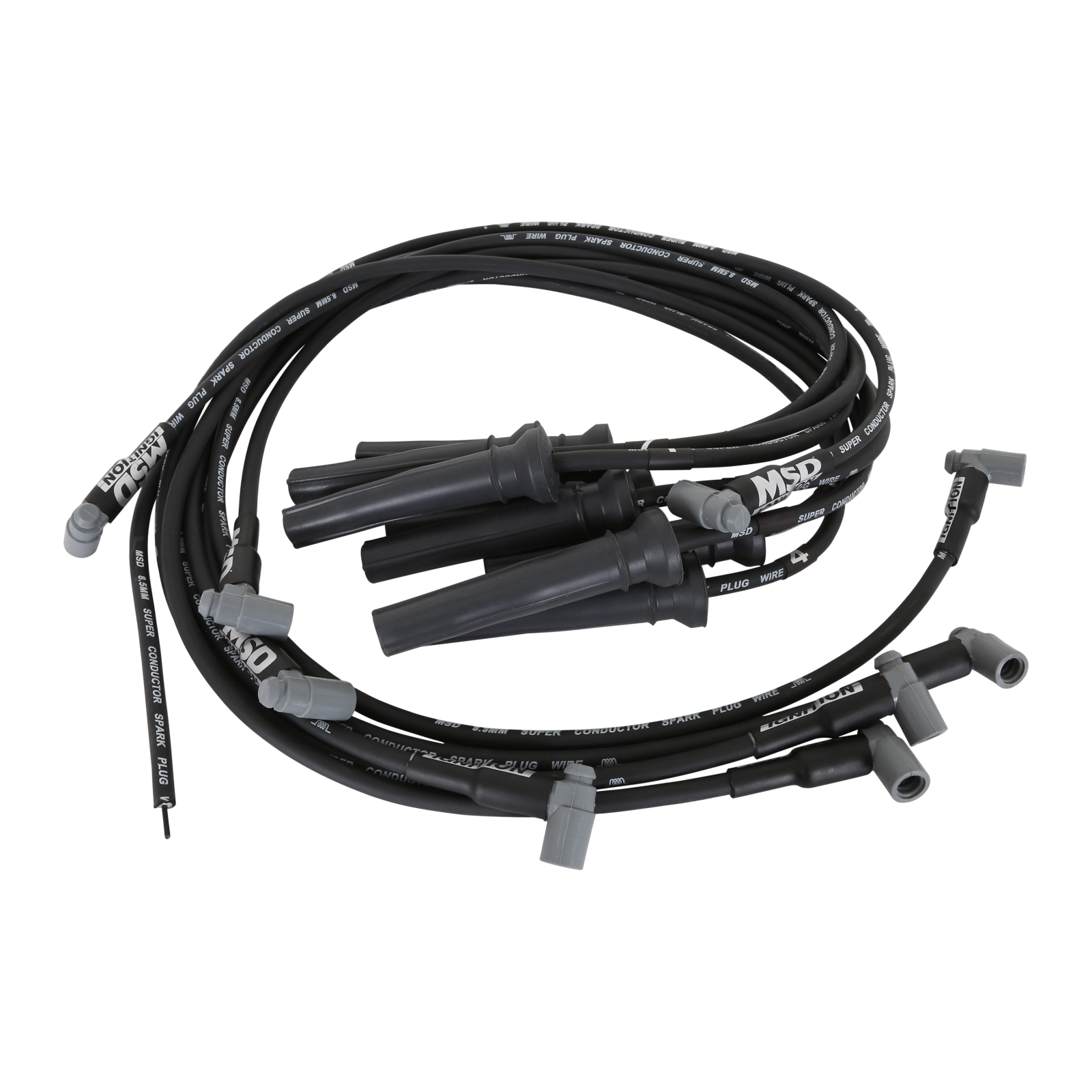Wire Set Super Conductor, Bb Chevy W/Front Drive & Pro Stock Zr1 Boots MSD Ignition-1