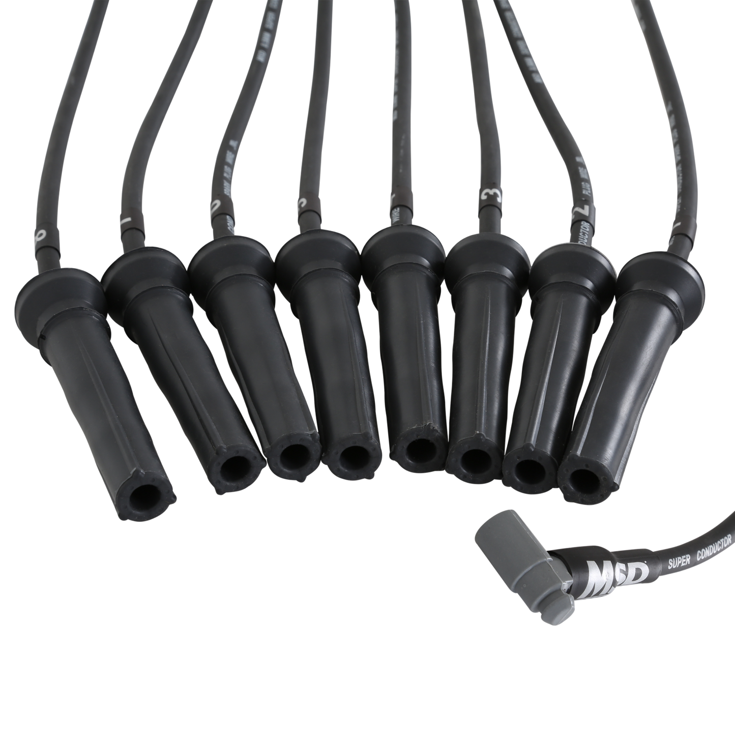 Wire Set Super Conductor, Bb Chevy W/Front Drive & Pro Stock Zr1 Boots MSD Ignition-2