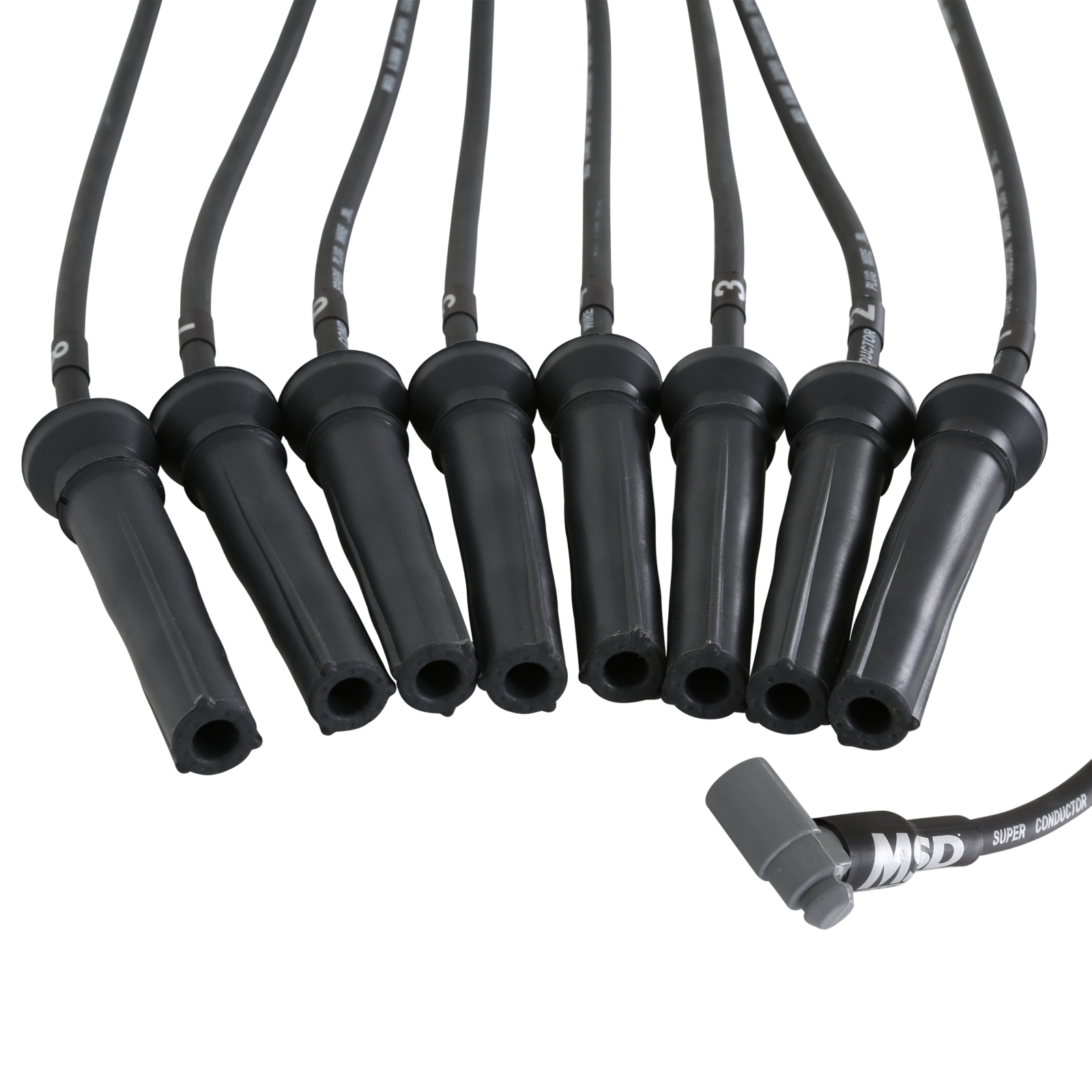 Wire Set Super Conductor, Bb Chevy W/Front Drive & Pro Stock Zr1 Boots MSD Ignition-2