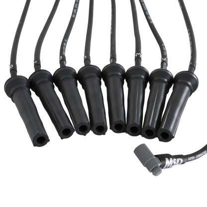 Wire Set Super Conductor, Bb Chevy W/Front Drive & Pro Stock Zr1 Boots MSD Ignition-2