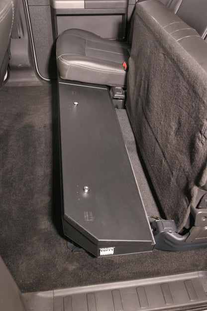 Rear Underseat Lockbox - 03-16 F-250/350/450/550 Super Duty w/ Crew Cab Requires Removal of Factory Underseat Trays/Boxes Black Products Tuffy Security-2