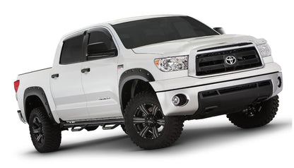 Black Pocket/Rivet Style Smooth Finish 4-Piece Fender Flare Set For 2007-2013 Toyota Tundra Bushwacker-4