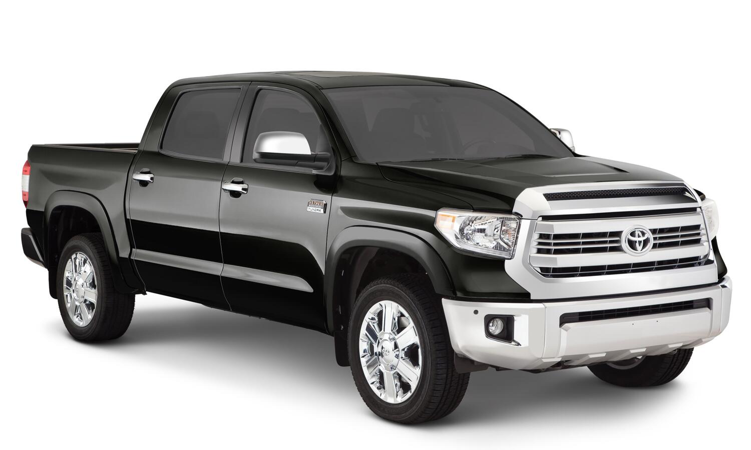 Oe Style Color Matched Black 4-Piece Fender Flare Set For 2016-2018 Toyota Tundra Bushwacker