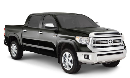 Oe Style Color Matched Black 4-Piece Fender Flare Set For 2016-2018 Toyota Tundra Bushwacker