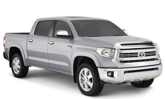 Oe Style Color Matched Silver Sky Metallic 4-Piece Fender Flare Set For 2019-2021 Toyota Tundra, Must Remove Mudflaps Bushwacker