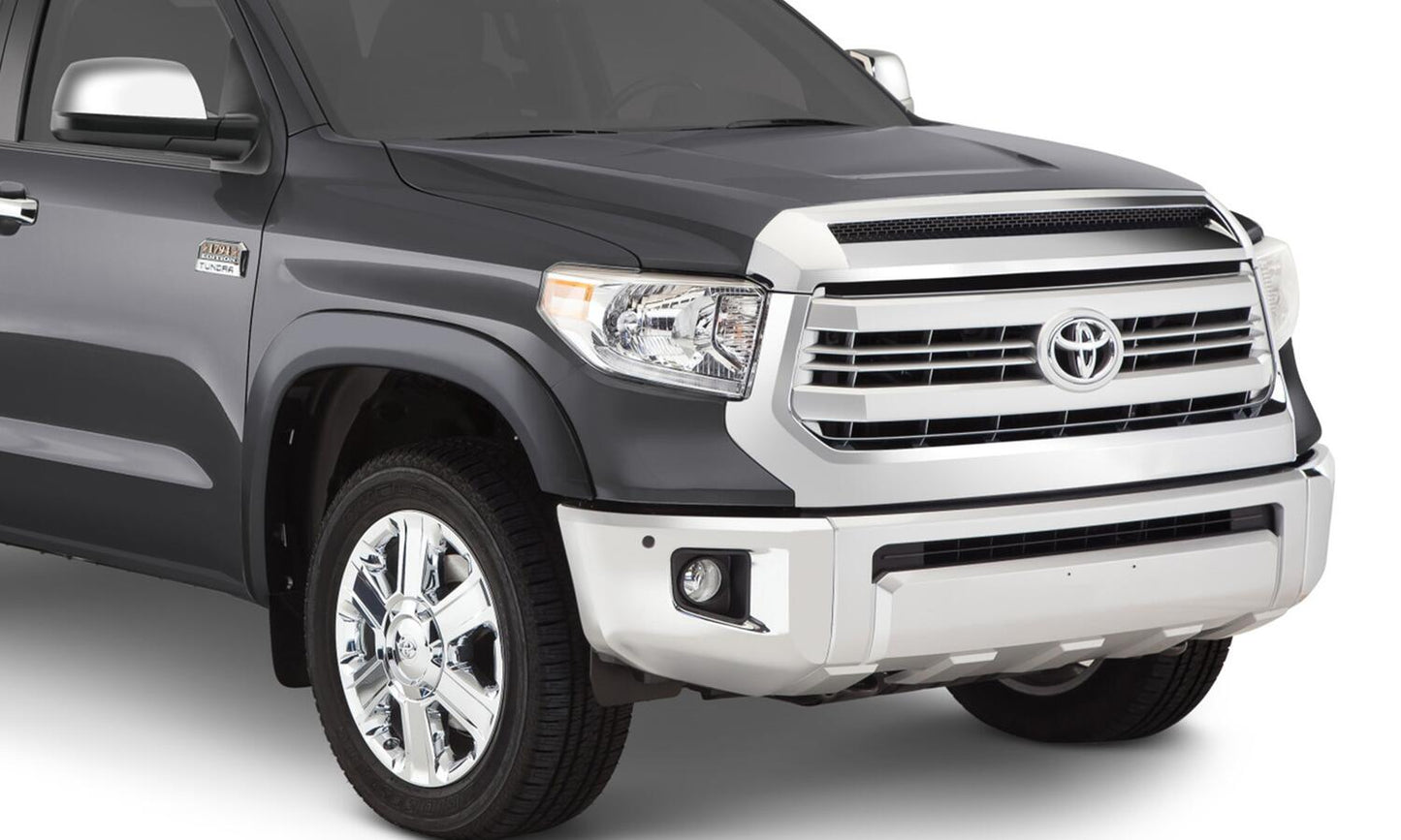Oe Style Color Matched Magnetic Grey Metallic 4-Piece Fender Flare Set For 2019-2021 Toyota Tundra, Must Remove Mudflaps Bushwacker-1