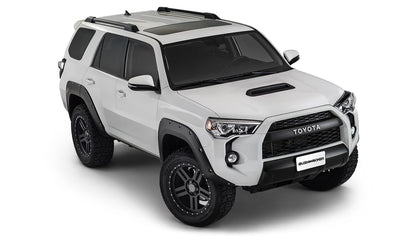 Black Pocket/Rivet Style Smooth Finish 4-Piece Fender Flare Set For 2014-2022 Toyota 4Runner (Excludes Limited) Bushwacker-5