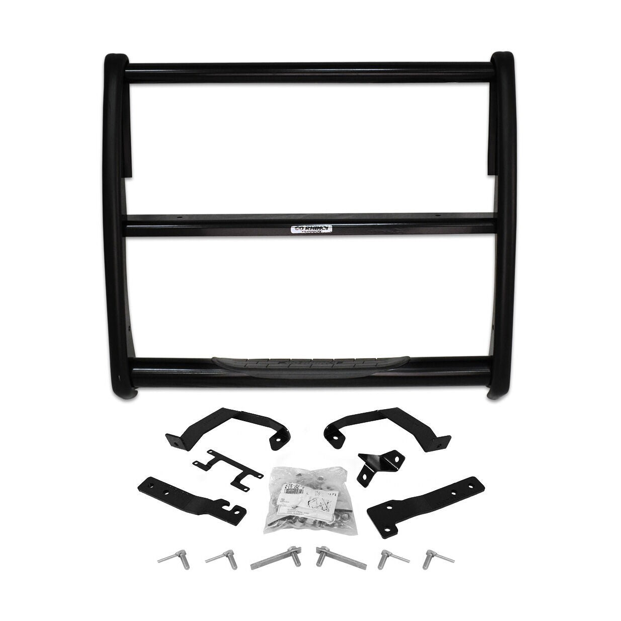3000 Series StepGuard Center Grille Guard only Black powder coat 1999-2002 Silverado 1500 2000-2006 Chevrolet Suburban 1500 2000-2006 Chevrolet Tahoe Go Rhino