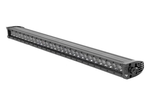 30 Inch Black Series LED Light Bar | Single Row | Cool White DRL Rough Country