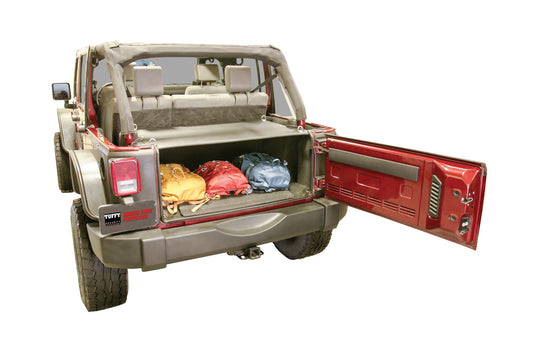 Premium Cargo Enclosure - 07-10 Wrangler JK 4-Door Mounting Kit 310-ALTMNT May Be Required Black Products Tuffy Security-1
