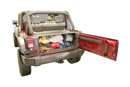 Premium Cargo Enclosure - 07-10 Wrangler JK 4-Door Mounting Kit 310-ALTMNT May Be Required Black Products Tuffy Security-3