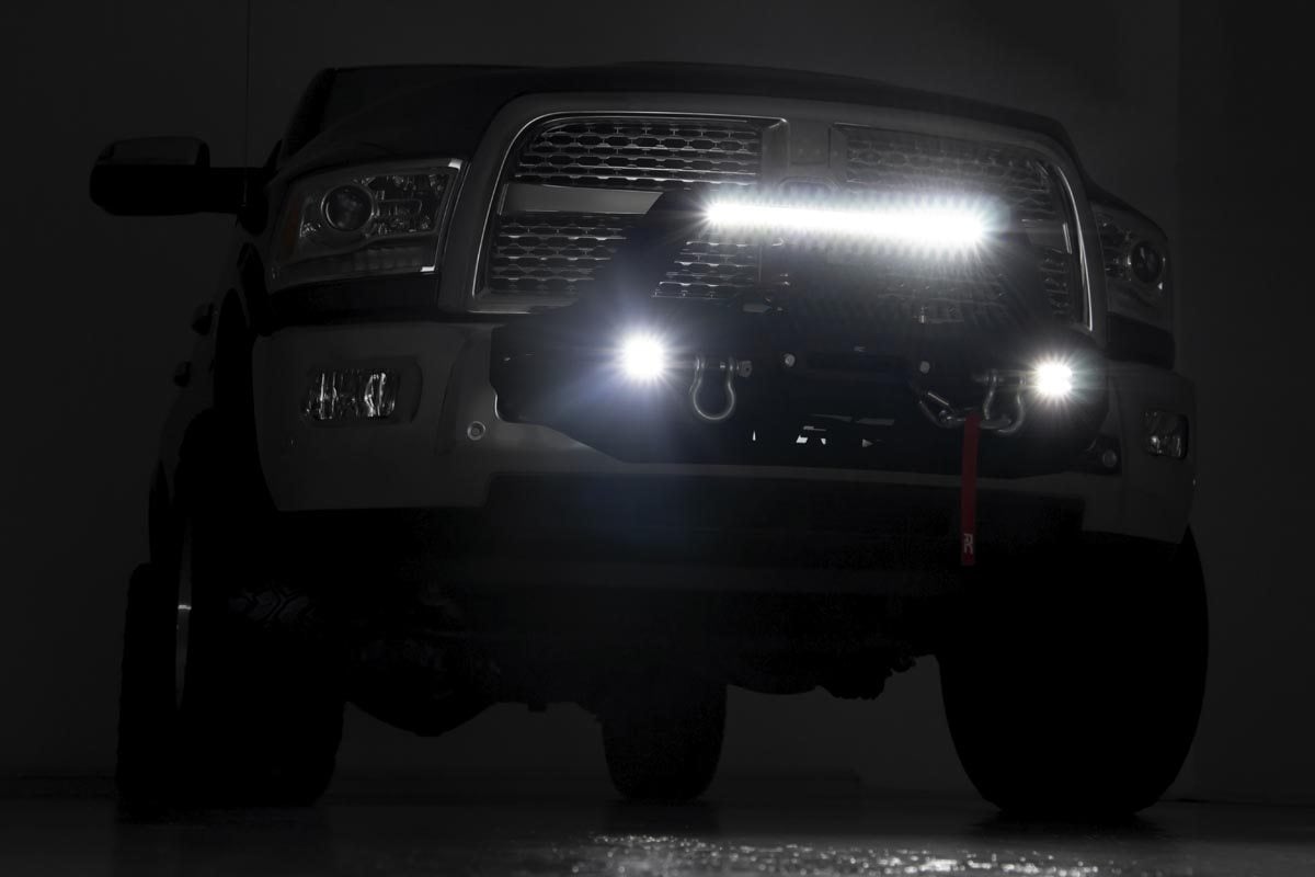 EXO Winch Mount Kit Ram 2500 2WD/4WD (2014-2018) Rough Country-1