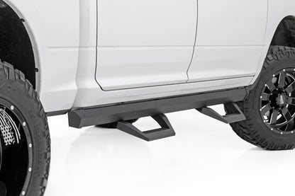 SRX2 Adj Aluminum Step Crew Cab Ram 1500/2500/3500 2WD/4WD (2010-2018 & Classic) Rough Country-1