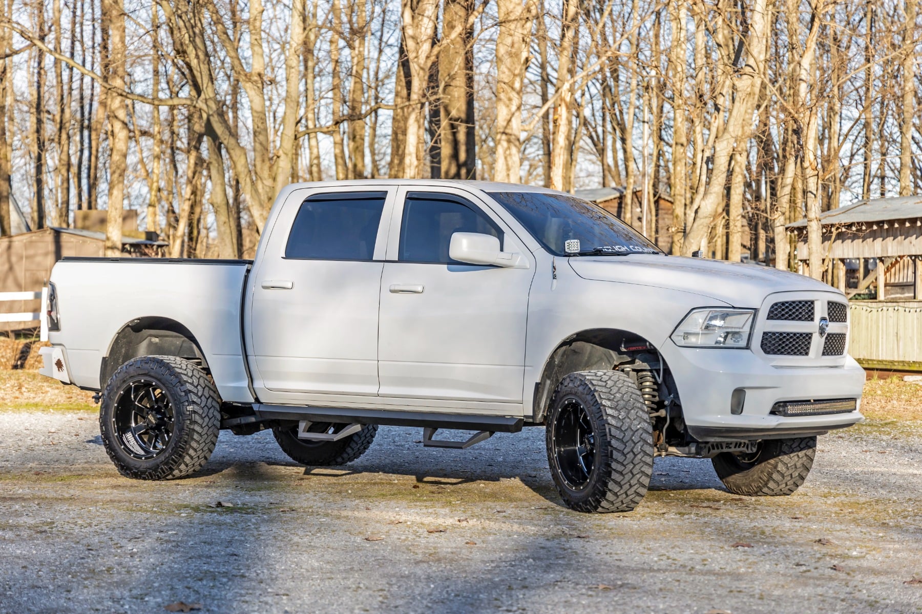 SRX2 Adj Aluminum Step Crew Cab Ram 1500/2500/3500 2WD/4WD (2010-2018 & Classic) Rough Country-5