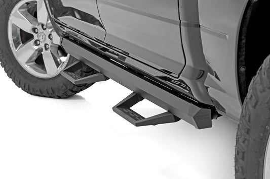 SRL2 Adj Aluminum Step Crew Cab Ram 1500/2500/3500 2WD/4WD (2010-2018 & Classic) Rough Country
