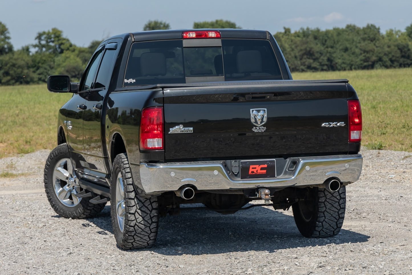 SRL2 Adj Aluminum Step Crew Cab Ram 1500/2500/3500 2WD/4WD (2010-2018 & Classic) Rough Country-4