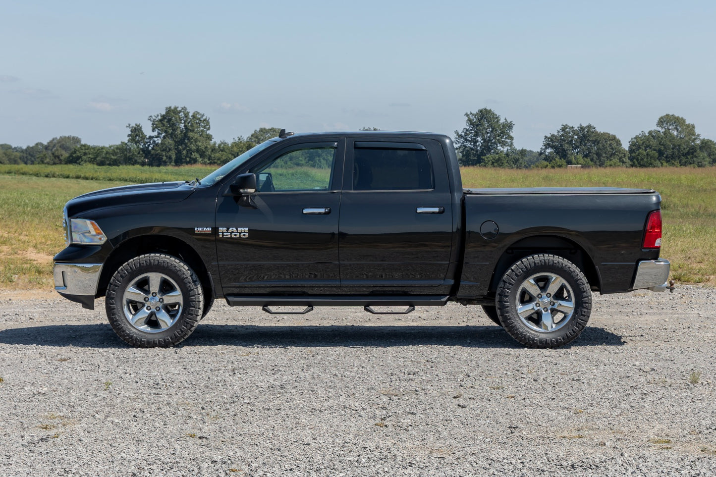 SRL2 Adj Aluminum Step Crew Cab Ram 1500/2500/3500 2WD/4WD (2010-2018 & Classic) Rough Country-5
