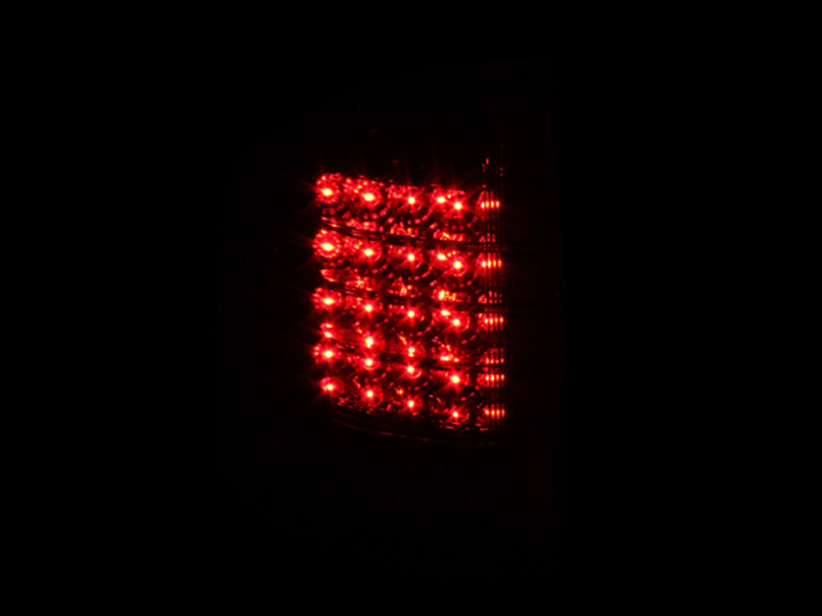 Tail Light Set LED Red/Clear Lens Pair S10/Sonoma 1994-2004 AnzoUSA-2
