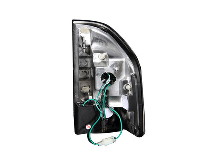 Tail Light Set LED Clear Lens Black Housing Pair S10/Sonoma 1994-2004 AnzoUSA-1