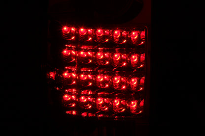 Tail Light Set Red/Clear Lens Pair Toyota Pickup 1989-1995 AnzoUSA-2