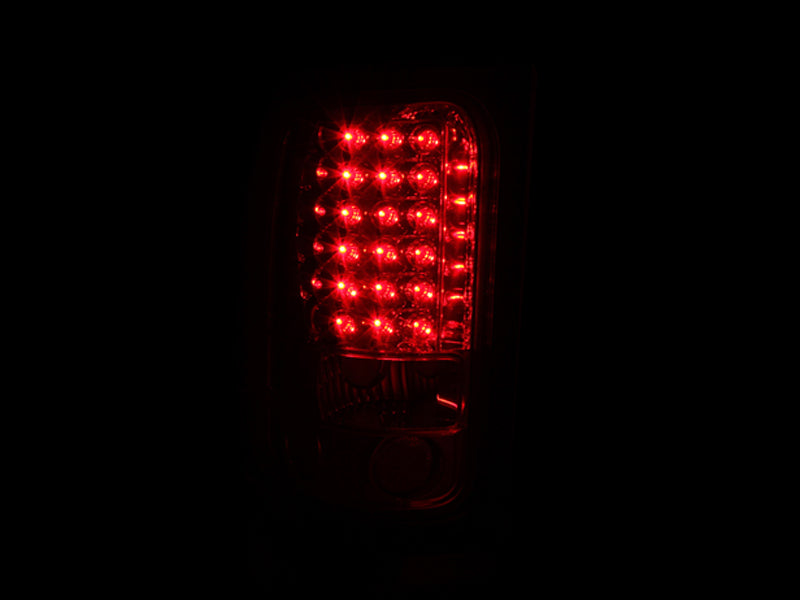 Tail Light Set LED Red/Clear Lens Pair Dodge Ram 1500 1994-2001, 2500/3500 1994-2002 AnzoUSA-1