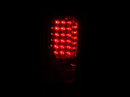 Tail Light Set LED Red/Clear Lens Pair Dodge Ram 1500 1994-2001, 2500/3500 1994-2002 AnzoUSA-1