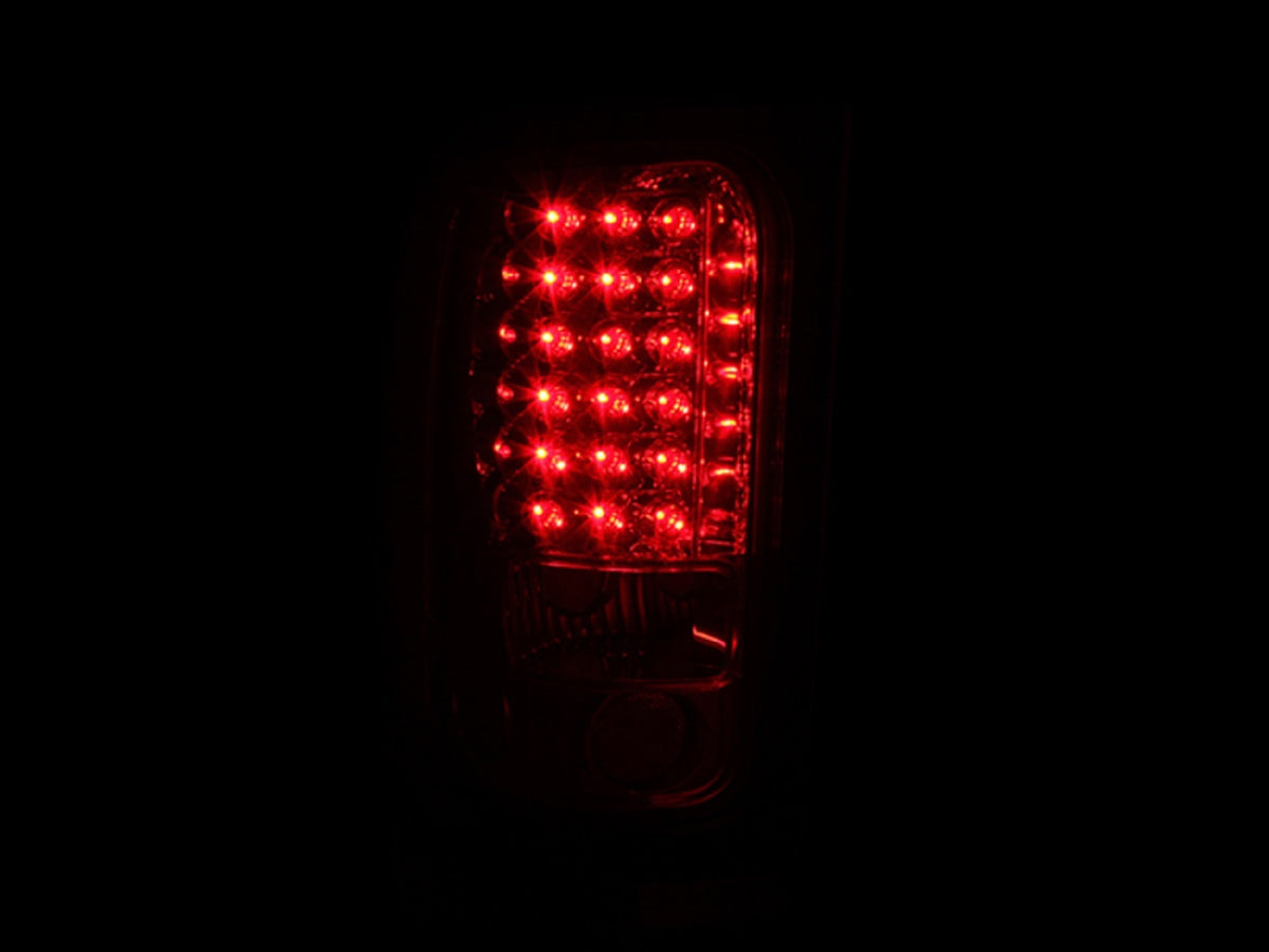 Tail Light Set LED Red/Clear Lens Pair Dodge Ram 1500 1994-2001, 2500/3500 1994-2002 AnzoUSA-2
