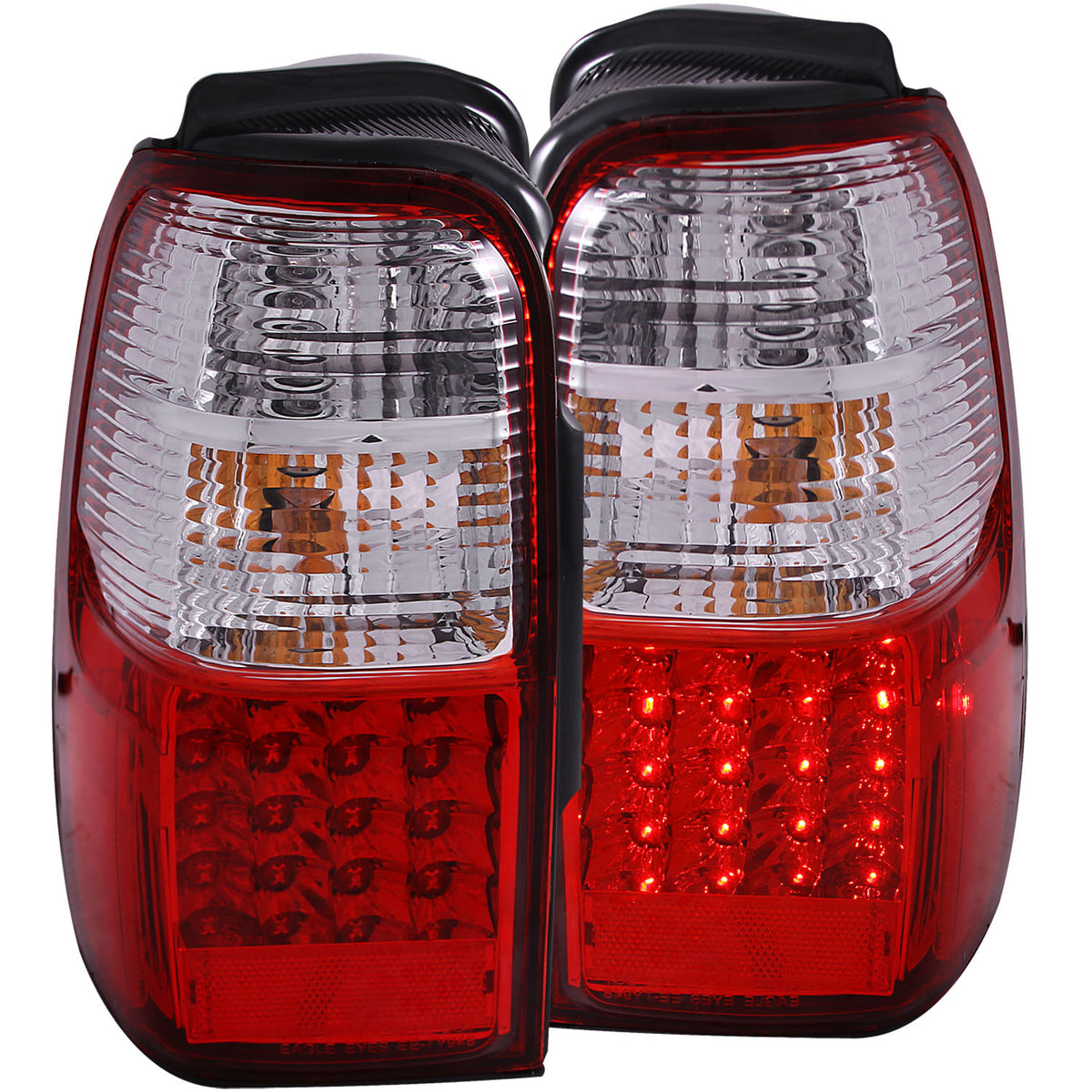 Tail Light Set Red/Clear Lens Pair Toyota 4Runner 2001-2002 AnzoUSA