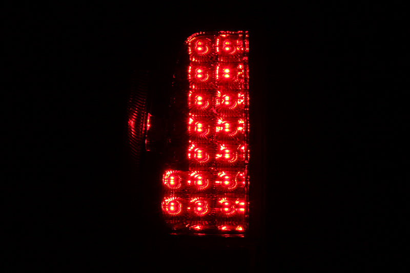 Tail Light Set LED Taillights Red/Clear Nissan Frontier 2005-2021, Suzuki Equator 2009-2012 AnzoUSA-2