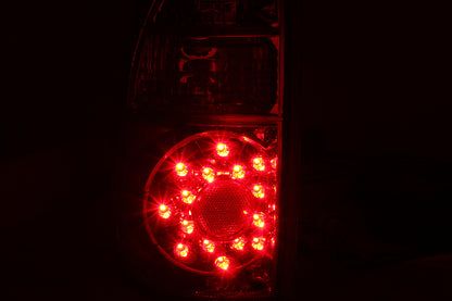 Tail Light Set Red/Clear Lens Pair Regular And Access Cab Models Only Toyota Tundra 2000-2006 AnzoUSA-2