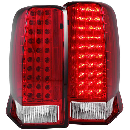 Tail Light Set Red/Clear Lens Pair Does Not Fit Escalade Ext Models Cadillac Escalade 2002-2006, Cadillac Escalade ESV 2003-2006 AnzoUSA