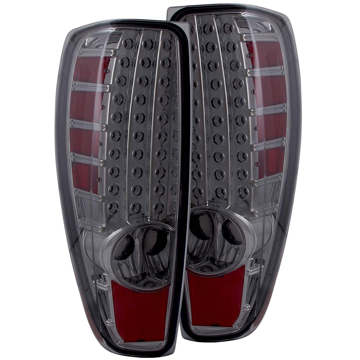 Tail Light Set LED Smoke Lens Pair Colorado/Canyon 2004-2012 AnzoUSA