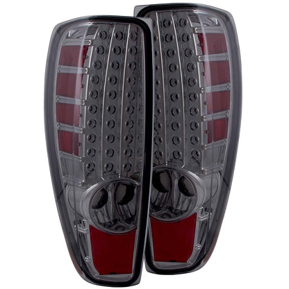 Tail Light Set LED Smoke Lens Pair Colorado/Canyon 2004-2012 AnzoUSA