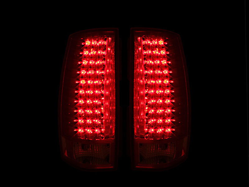 Tail Light Set LED Clear Lens Black Housing G4 Pair Chevrolet Suburban 2014, Chevrolet Suburban 1500/Tahoe 2007-2014, Suburban 2500/Yukon XL 2500 2007-2013, GMC Yukon/XL 1500 2007-2014 AnzoUSA-2