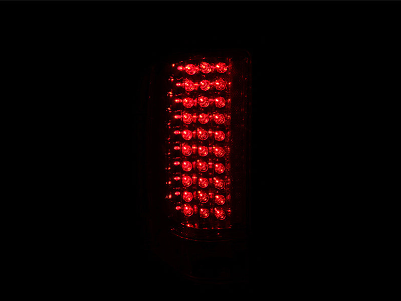 Tail Light Set LED Smoke Lens Pair Chevrolet Silverado 1500 2007-2013, 2500 HD/3500 HD 2007-2014, 3500 2007 AnzoUSA-2