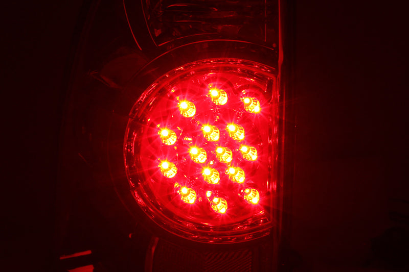 Tail Light Set LED Smoke Lens Pair Toyota Tacoma 2005-2015 AnzoUSA-2