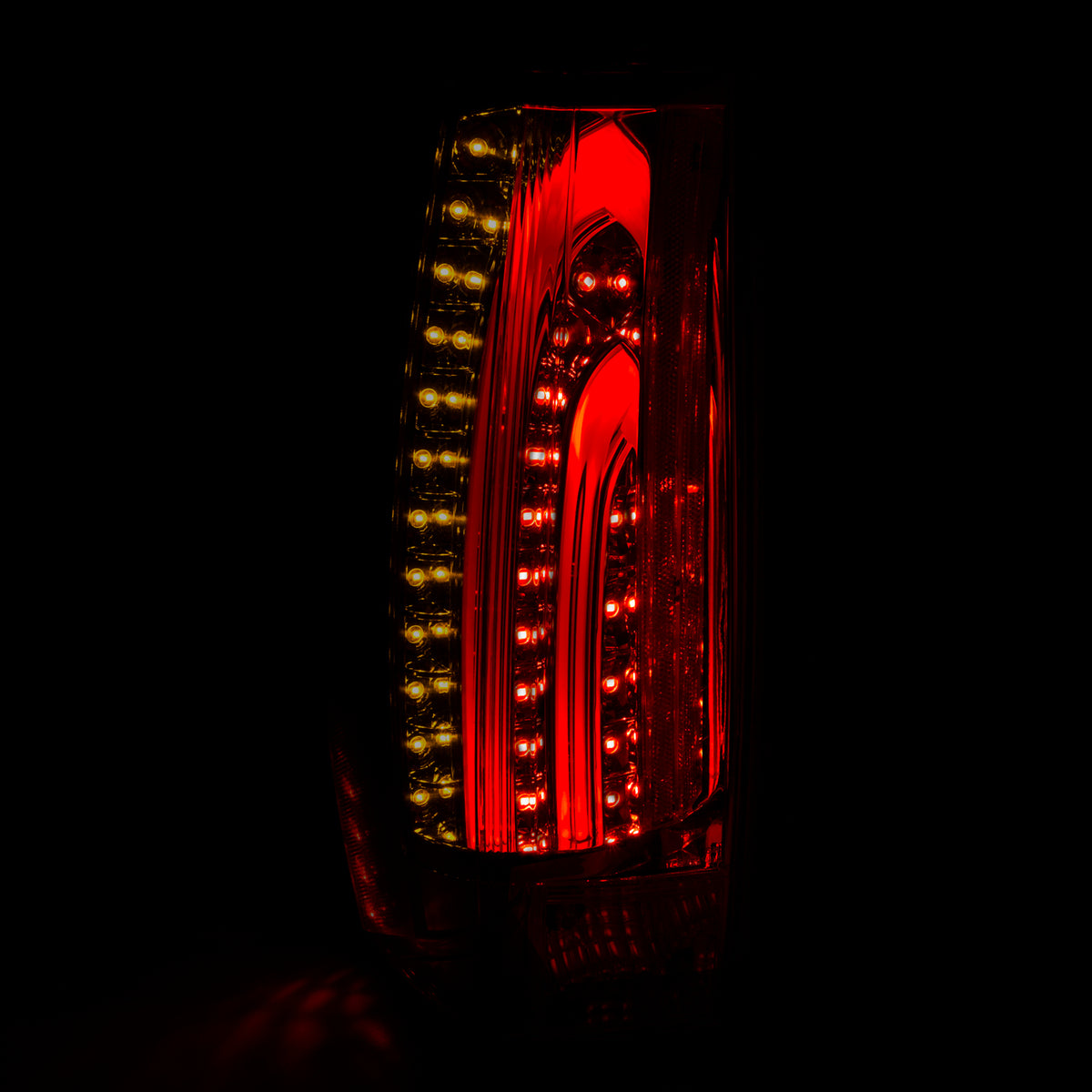 Tail Light Set LED Clear Lens Chrome Housing G5 Escalade Look Pair Tahoe/Yukon 1992-2015, GMC Yukon XL 2015, XL 1500 2000-2014, GMC Yukon XL 2500 2000-2013 AnzoUSA-2
