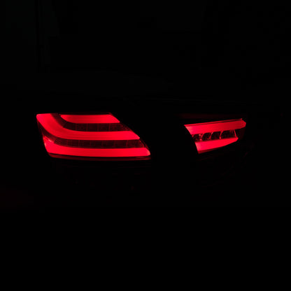 Tail Light Set LED Clear Lens Black Housing Pair Mazda CX-5 2013-2015 AnzoUSA-2
