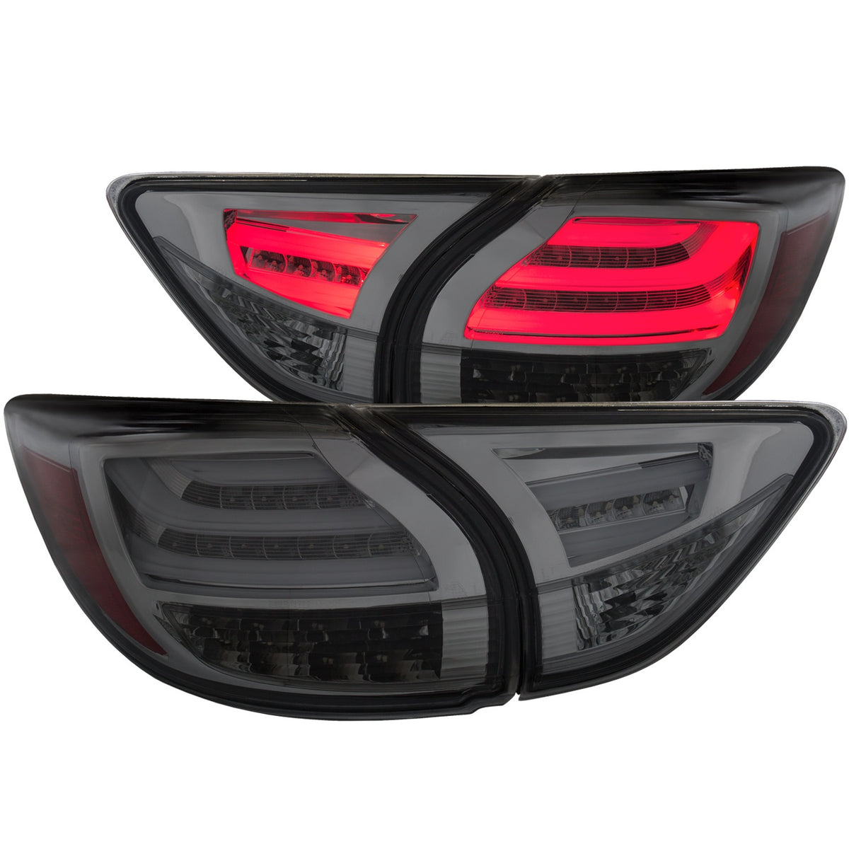 Tail Light Set LED Smoke Lens Pair Mazda CX-5 2013-2015 AnzoUSA