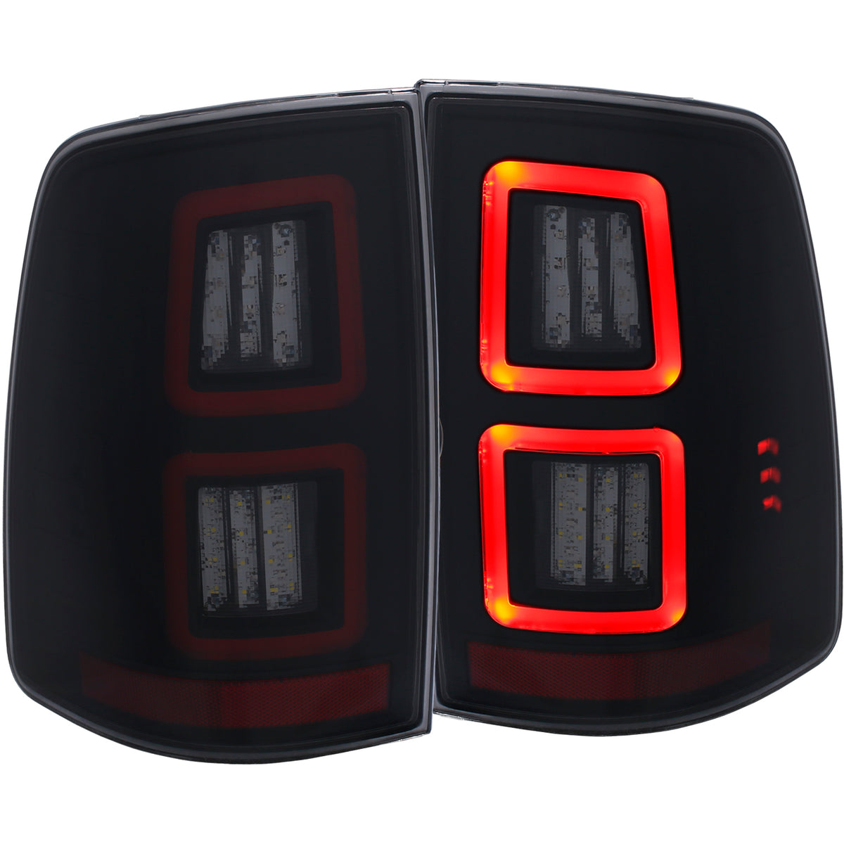 Tail Light Set LED Smoke Lens Pair Dodge Ram 1500/2500/3500 2009-2010, Ram 1500/2500/3500 2011-2018, Ram 1500 2019-2023 AnzoUSA-5