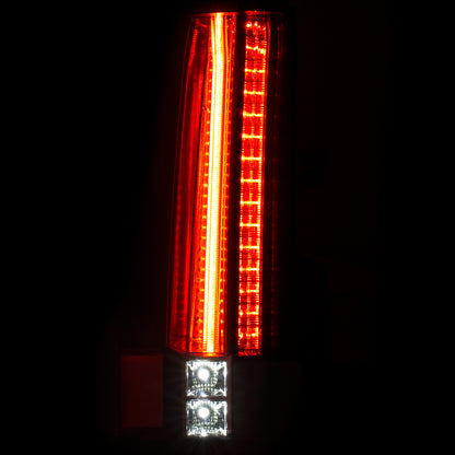 Tail Light Set LED Clear Lens Black Housing Pair Chevrolet Suburban/Tahoe 2015-2020 AnzoUSA-2